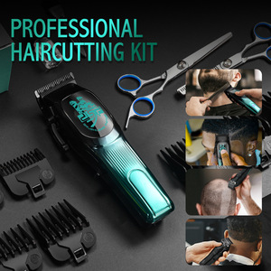 Ensemble de tondeuses à cheveux professionnelles Dsp, lame en acier inoxydable, moteur sans balais, écran LCD, modèle rechargeable 90084 - Product Image 2