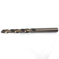 Forets hélicoïdaux en acier rapide HSS M35 5% Cobalt, entièrement affûtés, à queue droite, finition ambrée, DIN338, 1-23mm