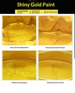 Op maat gemaakte meubels houten deuren kasten ambachten deco gouden folie verf watergedragen gouden verf - Product Image 2