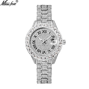 Relojes de Lujo con Baño de Oro, Diamantes de Imitación y Circonitas, Resistentes al Agua, para Hombre y Mujer, Venta al Por Mayor - Product Image 2
