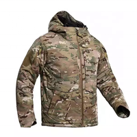 Ensemble Tactique de Camouflage pour Hommes, Uniforme de Combat d'Extérieur Veste Chaude