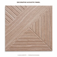 Panneau acoustique en placage de bois 600x1200mm, chêne noyer gris MDF, panneau mural insonorisant avec NRC 1.0