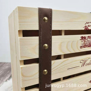 กล่องไม้ใส่ไวน์แบบคู่ ขนาด 35 ซม. สำหรับเก็บของขวัญ พร้อมพิมพ์โลโก้ - Product Image 2