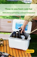 Glacière isotherme portable pour extérieur, camping, étanche, préservant la chaleur/le froid, pour stand commercial