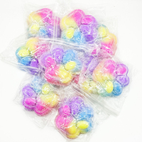Set 2Pcs Cakar Kucing Bulu Halus Kawaii Squishy Slow Rising, Mainan Pereda Stres Sensorik, Hadiah Unik