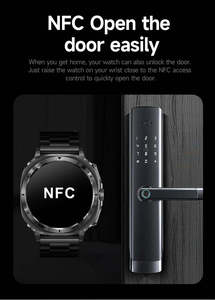 2025 New Appearance Smart <b>Watch</b> AMOLED 466*466 Support NFC Payment BT Call Body Temperature ET492 Smart <b>Watches</b> Fitness tracker - Product Image 6