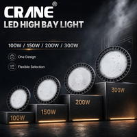 Lampe LED UFO à capteur micro-ondes dimmable pour hall industriel, AC100-260V 120W 180W, économe en énergie, pour atelier et marché industriel