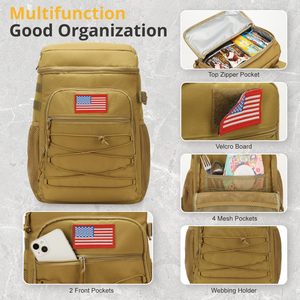 Wholesale Custom Printed Polyester Insulated Thermal <b>Cooler</b> Bag 24L Waterproof Reusable Lunch Bag with <b>Laptop</b> Backpack - Product Image 5