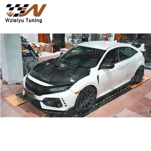 Parachoques delantero de fibra de carbono Real de nuevo estilo apto para Honda FK8 Civic tipo R 17-21 montaje de alta calidad - Product Image 5