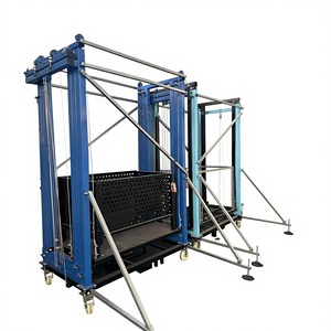 इलेक्ट्रिक मचान लिफ्ट और पैलेट स्टेकर टेलीस्कोपिक मैस्ट 0.5 टन क्षमता स्टील इलेक्ट्रिक स्कैफोल्ड लिफ्ट - Product Image 6