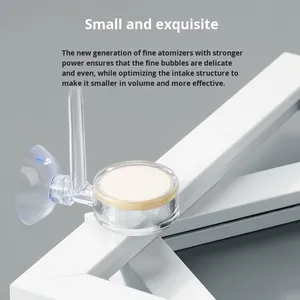 Diffusore di Anidride Carbonica Trasparente per Acquario, Atomizzatore in Acrilico per Filtro CO2, Accessori per Acquari - Product Image 2