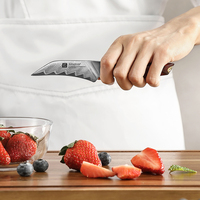 XINZUO Starred Chef Co-branded scherp Damascus poederstaal schilmesje, makkelijk voor het schillen en snijden van fruit