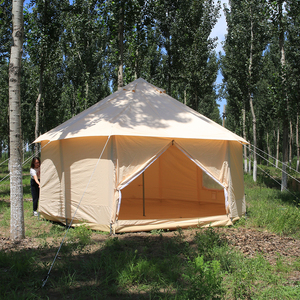 <span class=keywords><strong>Tente</strong></span> <span class=keywords><strong>de</strong></span> Camping Portable pour famille, sommeil, Camping, 4 saisons, étanche, yourte mongole - Product Image 4