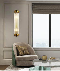 Modern Nordic Style LED <b>Wall</b> Lamp with Glass Shade New Indoor <b>Bedside</b> Decorative <b>Lighting</b> - Product Image 5