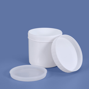 Botol Plastik HDPE Food Grade Mulut Lebar 150ml hingga 1L dengan Tutup Sekrup dan Sumbat Dalam, Botol Plastik Putih untuk Kemasan Bubuk - Product Image 5