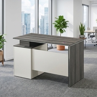Bureau moderne en bois pour dirigeant, avec tiroirs, ensemble de mobilier de bureau, personnalisation d'usine, vente en gros