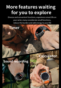 Ngoài Trời GPS Thông Minh Đồng Hồ bh11 Amoled Máy Ảnh 900MAh Video Trả Lời Cuộc Gọi IP67 Không Thấm Nước Thể Thao Đồng Hồ Người Đàn Ông 4G Thẻ Sim Smartwatch - Product Image 2