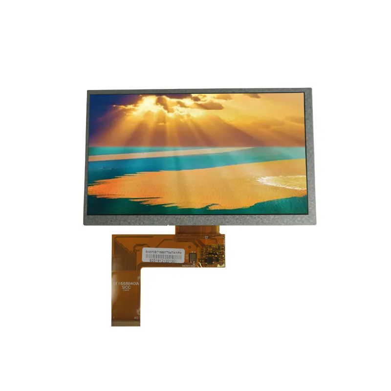 7 Inch Lcd Tft Panel 800*480 Resolutie Rgb Interface Tft Touch Panel Met 40 Pins