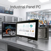Computadora Industrial con Pantalla Táctil Capacitiva de 10.1'', J6412 J1900, Compatible con LAN y 4G, PC Todo en Uno sin Ventilador para Kiosco de Pago al Aire Libre