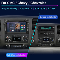 Lecteur DVD universel Junsun pour Chevrolet Chevy GMC Buick 2+32 Go Carplay pour Chevrolet Chevy Buick Autoradio Android