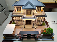 Personalizable 3D 1/50 Escala Modelo arquitectónico de Eco Villa Desarrollo Durable Diseño moderno Estilo Vivienda Modelo de exhibición