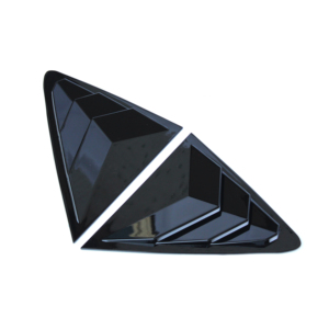 <span class=keywords><strong>Persianas</strong></span> de ventana trasera negra brillante lateral de coche, <span class=keywords><strong>persianas</strong></span> triangulares de ventana de ventilación, <span class=keywords><strong>persianas</strong></span> para Seat <span class=keywords><strong>Leon</strong></span> 2013 + - Product Image 2