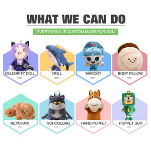 Proveedor de juguetes de <span class=keywords><strong>peluche</strong></span> ODM Low MOQ Diseña tus propios animales de <span class=keywords><strong>peluche</strong></span> de alta calidad con formas personalizadas, colores y telas - Product Image 4