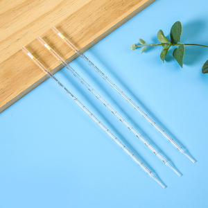 ปิเปตเซรั่มแบบใช้แล้วทิ้งในห้องปฏิบัติการ ปลอดเชื้อ พร้อมสเกลวัดปริมาณ 1 มล. บรรจุภัณฑ์แยกชิ้น - Product Image 1