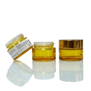 Envases Cosméticos, Tarro Dorado para Cuidado de la Piel, Vidrio Esmerilado y Aluminio, Nuevo Estilo, 5g 10g 15g 30g 50g 100g, Muestras Gratis - Product Image 6