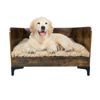 Canapé et chaise de luxe pour chien, cages en bois pour animaux de compagnie, meubles, niche pour chien, lit pour chat et chien
