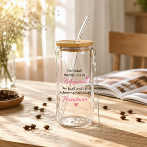 Gobelet en verre borosilicate durable JY 500 ml - Cadeau de remerciement pour les collègues, les <span class=keywords><strong>meilleurs</strong></span> amis, les mamans, les <span class=keywords><strong>voisins</strong></span> - Product Image 1