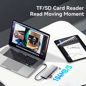 Station d'accueil Jumon M.2 SSD HUB USB HUB fonction de stockage de disque USB Type C à HD--MI Compatible ordinateur portable pour Macbook Pro Air M1 M2 - Product Image 6