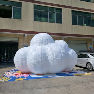 Quảng cáo inflatables trang trí trong nhà 3M 5m khổng lồ treo lông Fluffy sang trọng Inflatable đám mây cho sự kiện trang trí sân khấu - Product Image 5