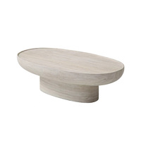 Table basse ovale en résine de style Wabi-Sabi, salon, moderne, minimaliste, décoration de balcon, meubles pour la maison