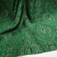 JSH2874 Tissu Jacquard Métallique Brocart Floral Nouvelle Tendance pour Robes de Mariée et Textiles de Maison