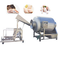 Máquina de amasado al vacío con elevación hidráulica nueva, certificada, con servicio posventa, para carne de res, oveja, pollo y pato, equipo de elaboración de sabores y envasado de productos cárnicos