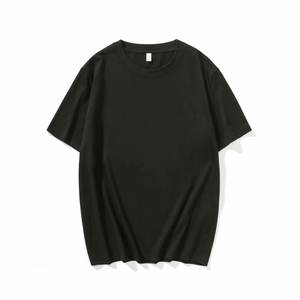 T-shirt surdimensionné lourd avec logo personnalisé en gros OEM t-shirt en coton vêtements pour hommes t-shirt uni - Product Image 4