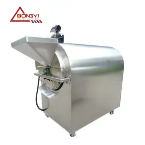 Yaygın olarak kullanılan ticari paslanmaz çelik gaz ısıtma fıstık kavurma makinesi/elektrikli tohumlar kavurma/fındık kavurma makinesi