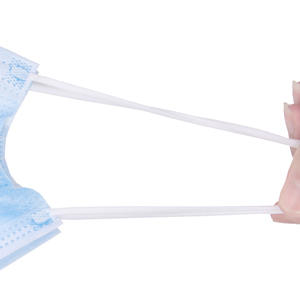 Haixin หน้ากากอนามัยทางการแพทย์แบบมีสายคล้องหูผ้าใยสังเคราะห์มืออาชีพหน้ากากอนามัย3ชั้นแบบกำหนดเองหน้ากากอนามัยสีฟ้า - Product Image 6