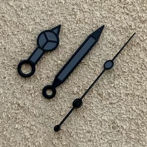 Mouvement automatique, bordure noire, aiguilles de montre luminescentes vertes, accessoires de montre, ensemble de pointeurs NH35 NH36 4R pour montres-bracelets - Product Image 3