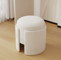 Nordique luxe agneau cachemire tissu coiffeuse petite famille chambre appartement meubles pour ongles magasins de chaussures hôtels