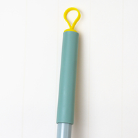 Brosse à récurer les sols manche en métal poils rigides lame en caoutchouc épurateur salle de bain cuisine mur pont lavage pousser brosse de nettoyage