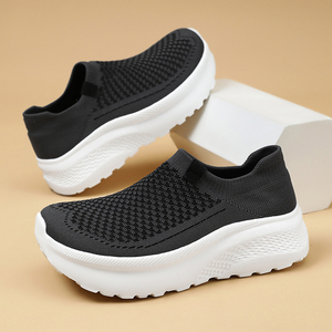 Zapatillas deportivas de plataforma con puntera ancha personalizadas para <span class=keywords><strong>mujer</strong></span>, calzado deportivo de suela gruesa, zapatillas deportivas para <span class=keywords><strong>mujer</strong></span>, zapatillas gruesas, Zapatillas <span class=keywords><strong>Mujer</strong></span> - Product Image 2