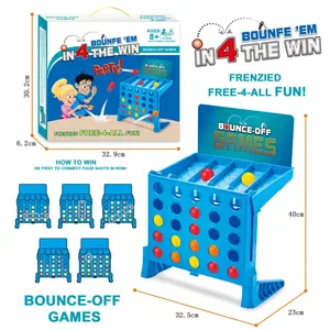 Nieuwste Ontwerp Top Kwaliteit Abs Bounce Bal Spel Speelgoed Kinderen Puzzel Bordspel Kleur Tandem Bal Kinderen Jongens Puzzel bal