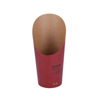 Gobelets écologiques en papier kraft pour gaufres aux œufs, charcuterie, popcorn et frites jetables – 12oz, 14oz, 16oz