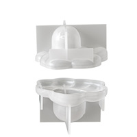 Moule en silicone 3D bonhomme de neige fondant pour bougie parfumée – DIY Noël amusant et original, écologique et compatible four