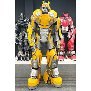 Costume <span class=keywords><strong>de</strong></span> mascotte robot transformable Bumblebee Megatron rose pour événements et locations - Product Image 5