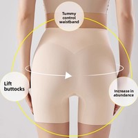 Shorts de sécurité sans couture taille haute pour femme, effet ventre plat, anti-imbibidouilles, compatibles avec les vêtements d'extérieur - Vente en lot unique