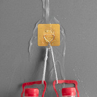 Prêt à expédier fort crochet auto-adhésif sans trace bâton soutenu 6 paquets ustensiles de cuisine étagère de rangement crochet mural cuisine salle de bain porte
