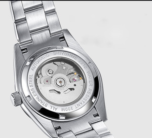 นาฬิกา Seiko OEM ตัวเรือนสแตนเลสสตีลทั้งเรือน ระบบออโตเมติก ผลิตในญี่ปุ่น เข็มเรืองแสง นาฬิกาดำน้ำ หรูหรา เรียบง่าย สไตล์มินิมอล นาฬิกาธุรกิจแบบกลไก - Product Image 6